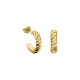 Boucles d'oreilles Mini snake gold