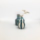 Mini vase Gourd bleu canard Casa Cubista