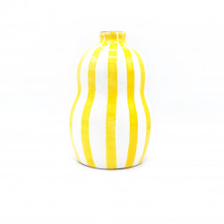 Grand vase Gourd jaune Casa Cubista