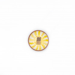 Mini bol en céramique Ray jaune Casa Cubista
