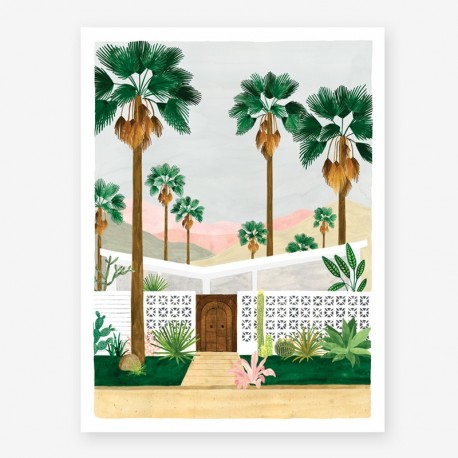 affiche Palm Spring all the ways to say