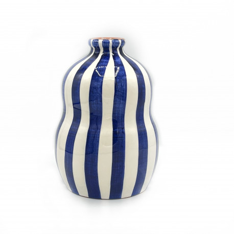 Grand vase Gourd bleu Casa Cubista