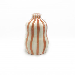 Grand vase Gourd Terracotta Cubista