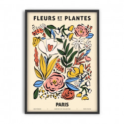 Affiche Fleurs & Plantes Paris par Zoe Wodarz (30x40cm)