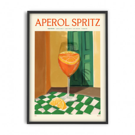 Affiche Aperol Spritz par Elin PK (30x40cm)