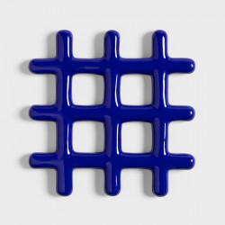 Dessous de plat Grid bleu