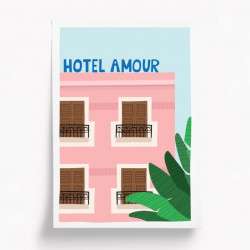 Affiche Hôtel Amour A4