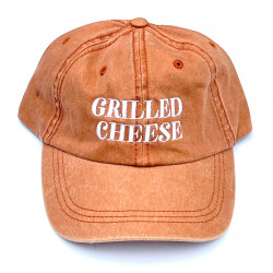 Casquette rouille avec broderie Grilled cheese