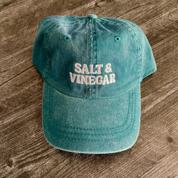 Casquette turquoise avec broderie Salt & Vinegar